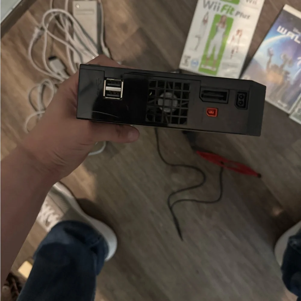 Nintendo Black Wii Console with Essential Accessories